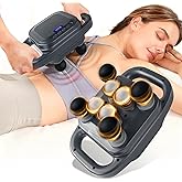 grnpeak 8 Head Massage Gun Deep Tissue,Back Massager for Pain Relief Deep Tissue,Neck Massager,Shoulder Massager,Handheld Massage Gun with 20 Intensity Levels for Body Relax & Recovery