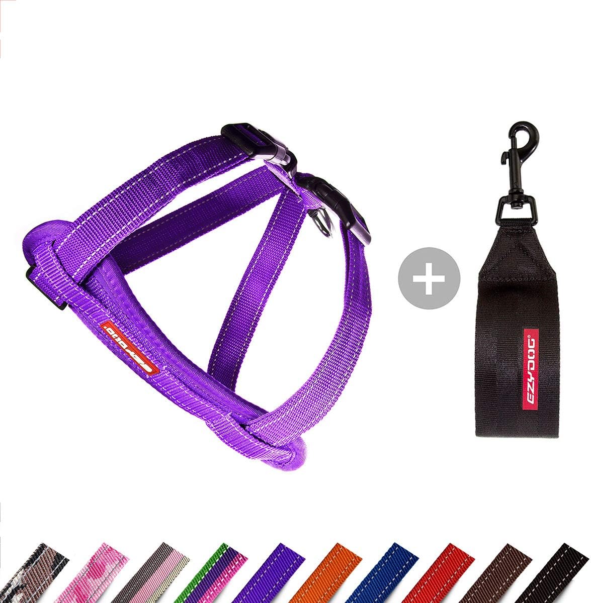 EZYDOG Classic Chest Plate Harness, Purple, Extra Small