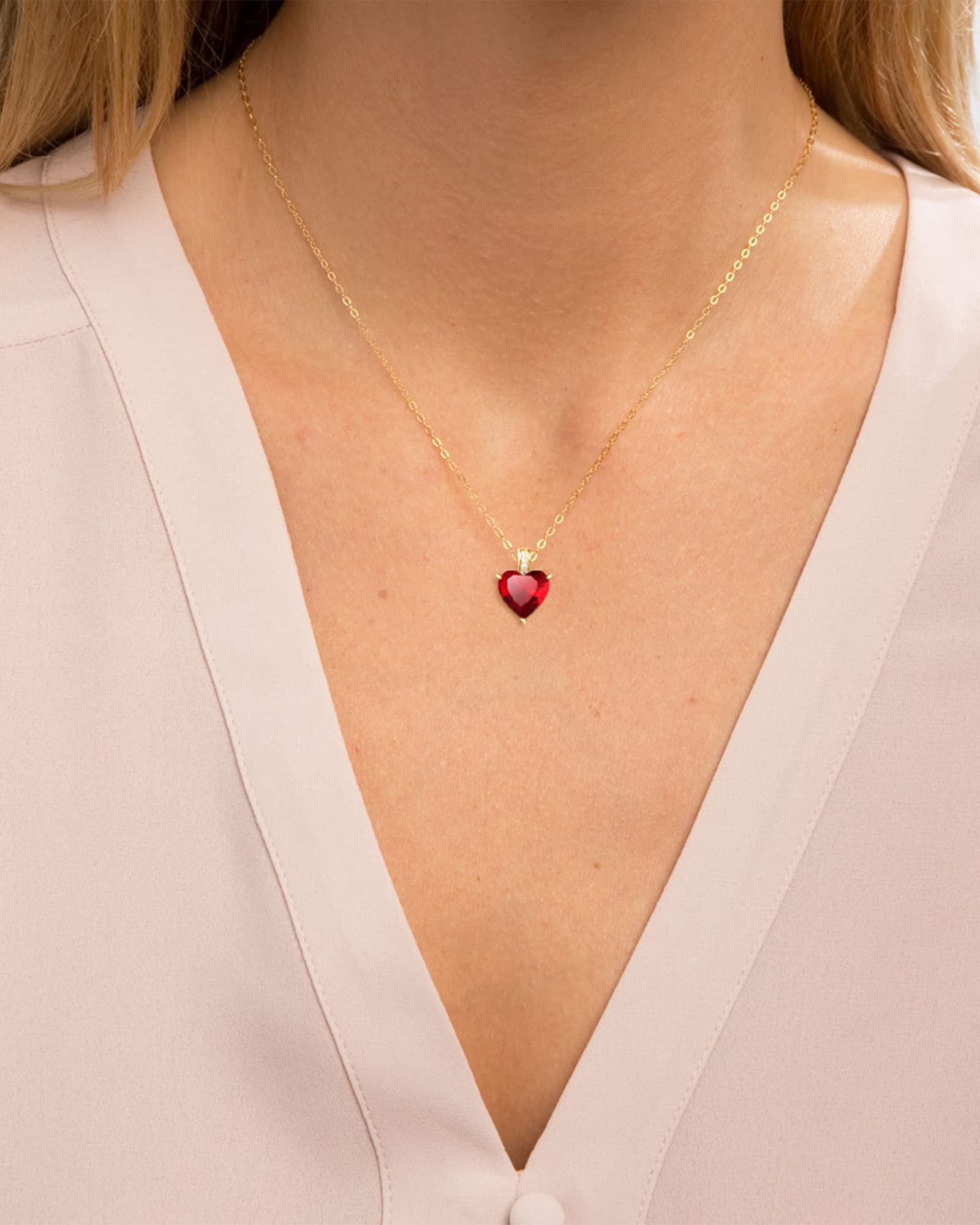 July Birthstone Necklace