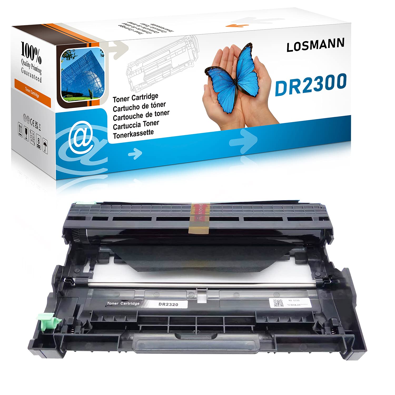 Losmann Compatible Drum Unit for Brother DR-2300 DR2320 for Brother DCP-L2500D L2520DW L2540DN L2560CDN L2560CDW L2560DN L2700DW MFC-L2700DN L2720DW L2740CW HL-L 2361 DN HL-L 2365 DW (1 Drum)