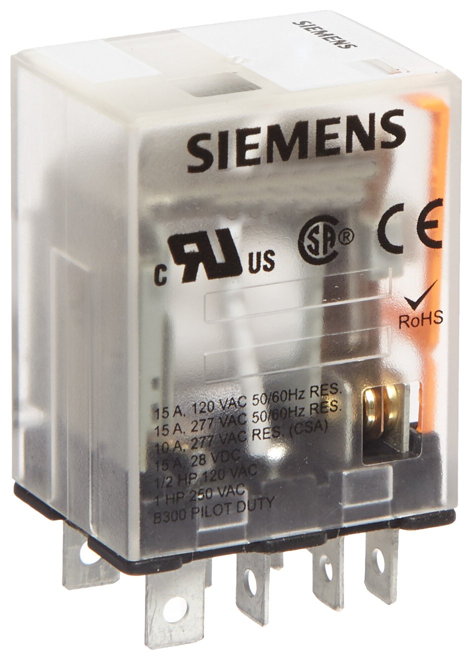 Siemens 3TX71145DF13C Basic Plug In Relay, Square Base, Narrow