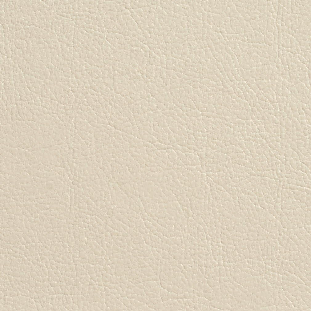 G382 Off White Matte Leather Grain Upholstery Faux Leather by The Yard