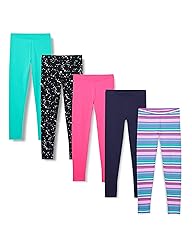 Amazon Essentials Toddler Girls' Leggings, Pack of