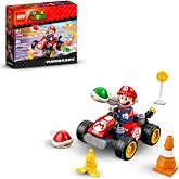 LEGO Super Mario: Mario Kart &ndash; Racing with Mario 72054 | Building Toy for Boys &amp; Girls, Ages 6+, Pretend Play Set for Kids, Gift for Birthdays, 84 pieces, Includes Mario Minifigure