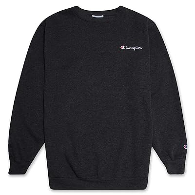 Champion Men's Crewneck Fleece Sweatshirt Charcoal Kuwait