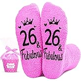HAPPYPOP Birthday Gift Ideas for Women - Socks for 26 27 28 29 30 35 Year Olds Women