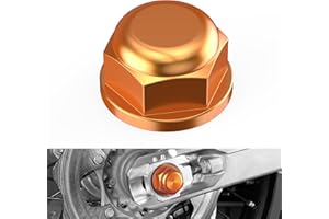 NICECNC M20XP1.5 Rear Axle Nut Aluminum Compatible with KTM 85 SX 2003-2022 125-530SX/SX-F/XC/XC-F 2003-2012 125-530 EXC/EXC-