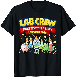 Lab Crew Lab Week 2026 Medical Lab Tech Scientist T-Shirt