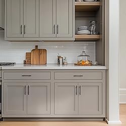 HESTIA HARDWARE 10 Pack - Black Curved Cabinet Pull