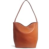 Hobo Bags for Women Vegan Leather Bucket Bags Minimalist Shoulder Handbag