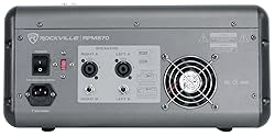 Rockville RPM870 6000w Powered Mixer, 8 Channel, 8