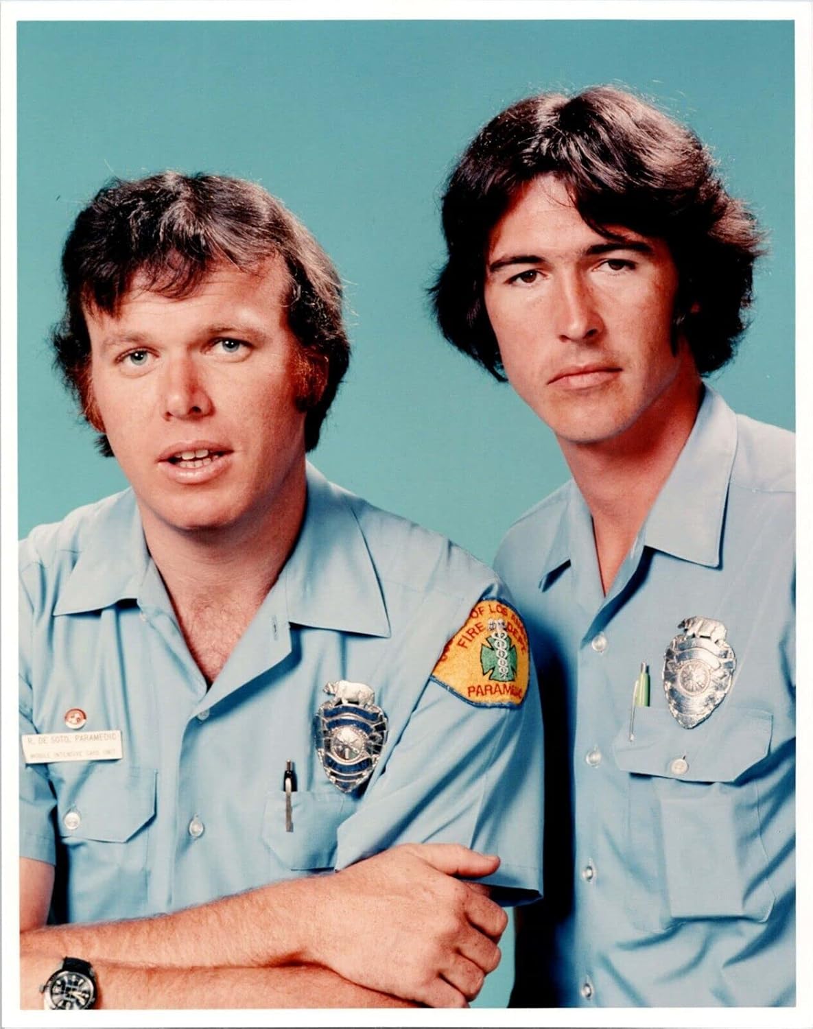 Photographs - Emergency TV series vintage 5x7 photo Randolph Mantooth Kevin Tighe