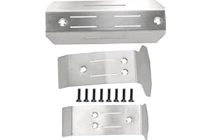 YOEASYHOBBY Stainless Steel RC Chassis Guard Skid Plate Guard for Traxxas 1/16 Mini Maxx 4WD RTR Brushless Monster Truck 107154-1 Upgrade Parts
