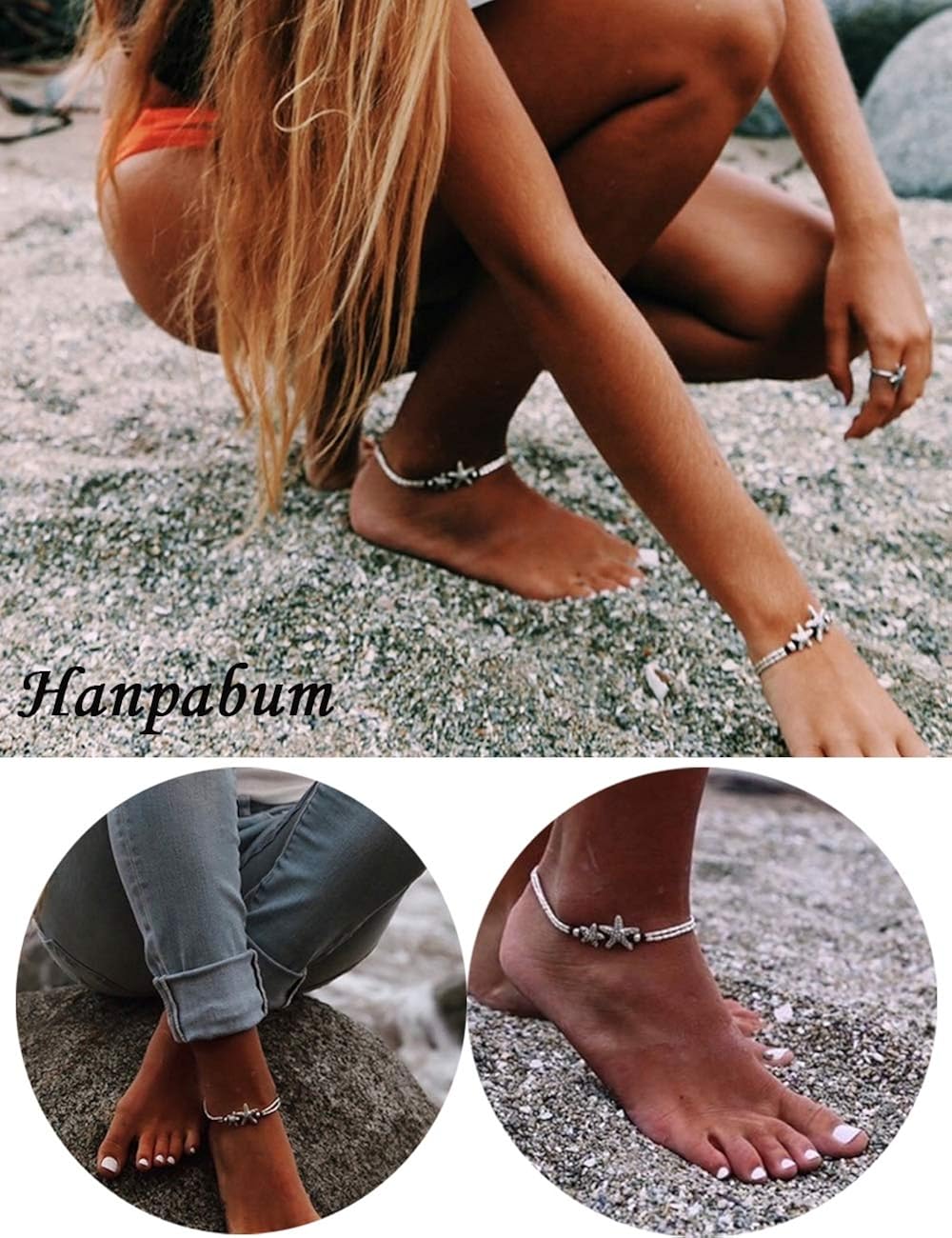 Turtle Shell Adjustable Anklets Girls Women for Bracelets