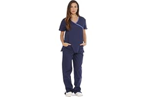 Just Love Women's Scrub Sets Medical Scrubs (Mock Wrap)