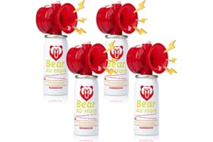 FINGIG 1.4oz Bear Horn for Self Defense, 123dB Loud Mini Air Horn, Audible Up to 1/2 Mile, Safety Air Horn for Hiking,Camping and Outdoor Protection