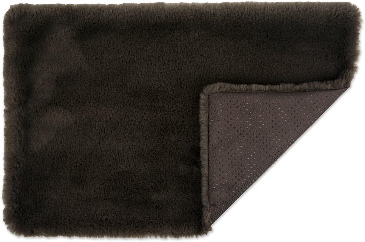 Bone Dry Faux Fur Pet Cage Liner, XXX-Large - 29 x 48", Brown : Pet Supplies