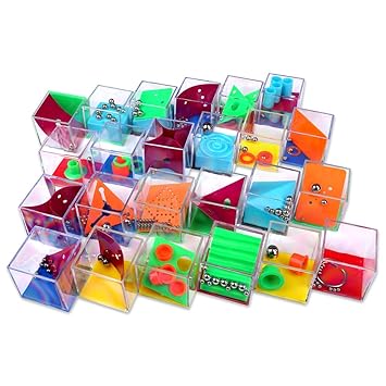 Schramm® 24 Stück Geduldsspiele Mini Denkspiel Knobelspiel für Kinder Geduld Spiel Mitgebsel Kindergeburtstag Geduldsspiel Ki