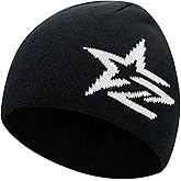 2THESTARS Beanie Hat Warm Thick Knit Winter Skull Cap for Men Women Cool Beanie Outdoor Running Made from Recycled Polyester