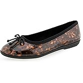 Aerosoles Women's Homebet Ballet Flat, Java Tortoise Patent, 9 Wide