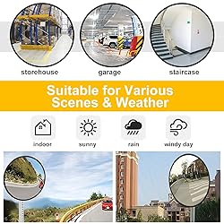 Angooni Unbreakable Convex Mirror 18 inch Safety