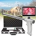 GEHPYYDS Visual Cattle/Horses Artificial Insemination AI Gun Kit,Cow Veterinary Breeding Kit,Visual Endoscope Breeding Kit,with 5MP Camera Rotatable Screen for Farm & Ranch