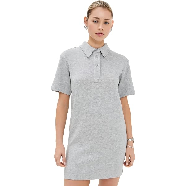 LE BOP Women's Solene Polo Dress, Ivory, XS at Amazon Women's Clothing store