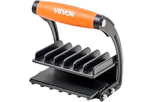 VEVOR Panel Carrier, Plywood and Drywall Lifting Tool with 0-1 Inch Grip Range, Single Hand Clamp Lift Tool with Non-Slip Grips for Plastic Boards, Plywood board, Drywall, 200lbs Single Clamp