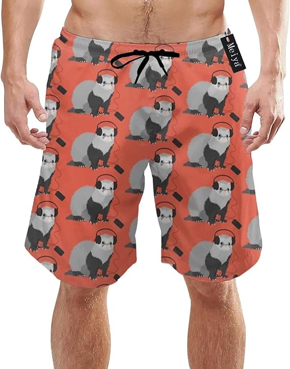 Amazon 先生のクリスマスプレゼント面白いミュージカルフェレットm Xxl ショートパンツ 通販