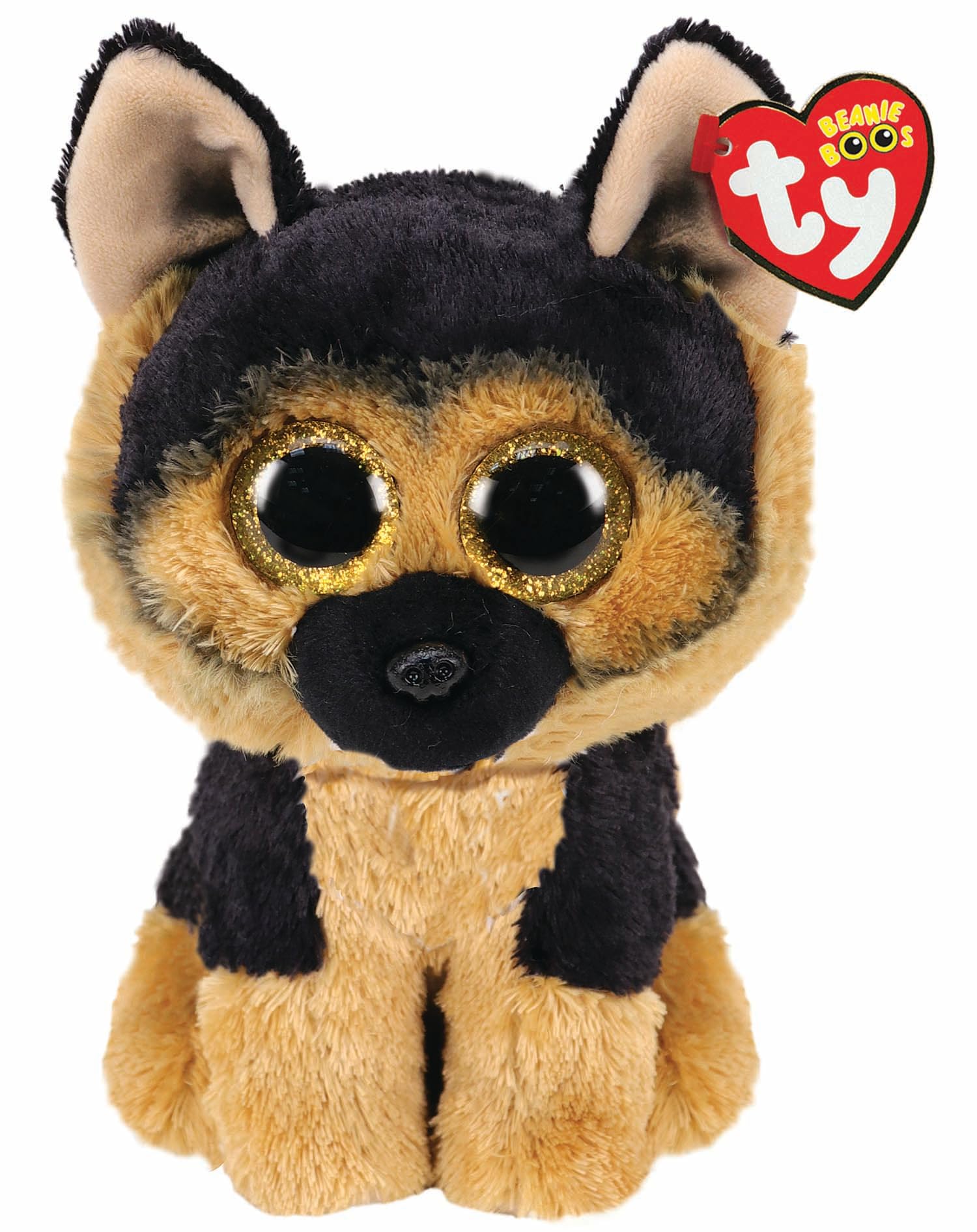Ty UK Ltd 2005085 Spirit German Shepherd - Boo Med Plush Animal, Multicolor, 24cm