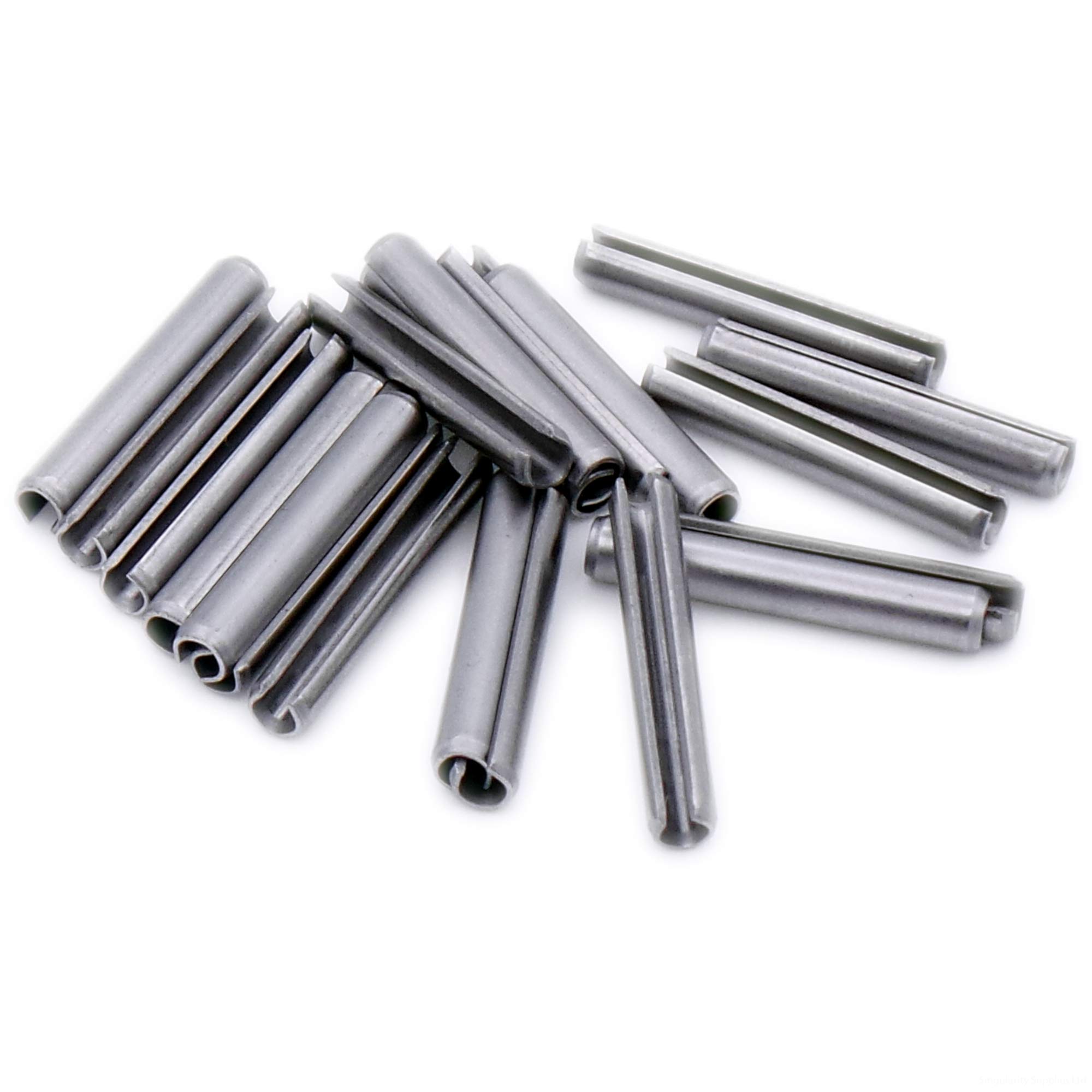 D3.5 (3.5mm x 28mm) Slotted Spring Pin (Heavy) - Stainless Steel (A1) (Pack of 20)