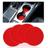 GaRhpomxy Car Cup Holder Coasters, 4pcs Cup