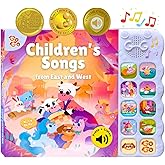 GO GO Children's Songs from East and West 8 Baby Songs, Musical Book for Toddlers 1-3, Nursery Rhyme Books, Talking Features, Singing Toys and Music for Early Learning and Entertainment