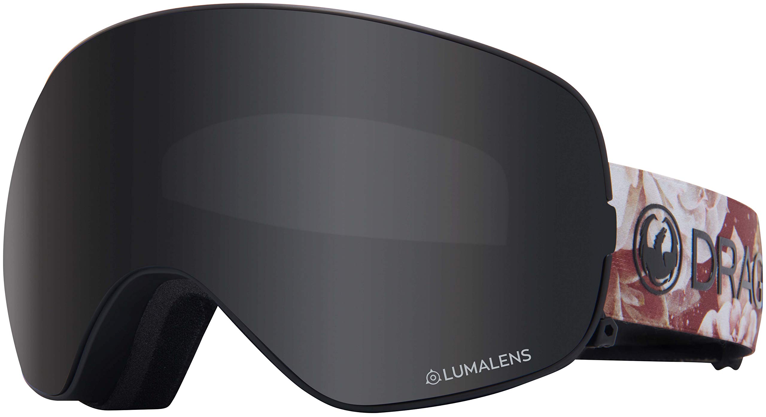 Dragon Alliance Unisex X2s - Succulents/Lumalens Dark Smoke, White/Brown, Large, 404557230017