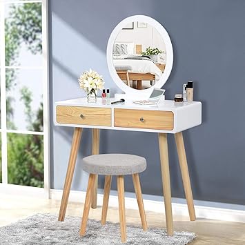 girls white vanity set