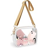 KETIEE Clear Crossbody Bag, Stadium Approved Clear Purse Bag for Concerts Sports Events Festivals