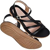 SERASTAR Flat Sandals for Women Dressy - Comfortable Walking Summer Womens Sandal