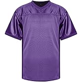 MESOSPERO Men's Football Jersey Blank Football Practice Jersey for Athletic Training and Daily Leisure