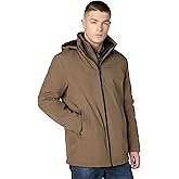 Calvin Klein Mens Calvin Klein Men’s Water and Wind Resistant Hooded Coat from Fall Into Winter