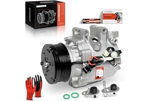 A-Premium Air Conditioner AC Compressor with Clutch Compatible with Honda Civic 1.8L 2006-2011, Replaces# 38800-RNA-A01, 38810RRBA01 38800RNBA02 38800-RNB-A02