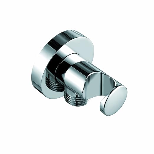 title=Kludi 6054705-00, Raccordo a gomito con supporto per flessibile doccia