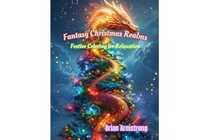 Fantasy Christmas Realms: Festive Coloring For Relaxation