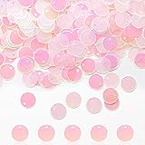 Jinenat 2800 Pcs Flat Round Loose Sequins, 10 mm