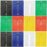 LampVPath [12Packs] 170 Points Mini Small solderless breadboard Compatible for Proto Shield