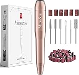 MelodySusie PC120I Nail Drill 20000RPM E File Gold Compact Portable