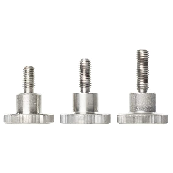 M6 x 12 Stainless Steel Knurled Thumb Screws Hand Grip Knob Bolts DIN