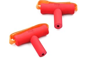 THE KIND MIND CO. T-Shaped Grip Tools - The Kind Mind Company™ Adaptive Art, Accessibility Aid for Kids & Adults, Mobility Aid for Painting, Drawing, Gripping - Small, 2-Pack