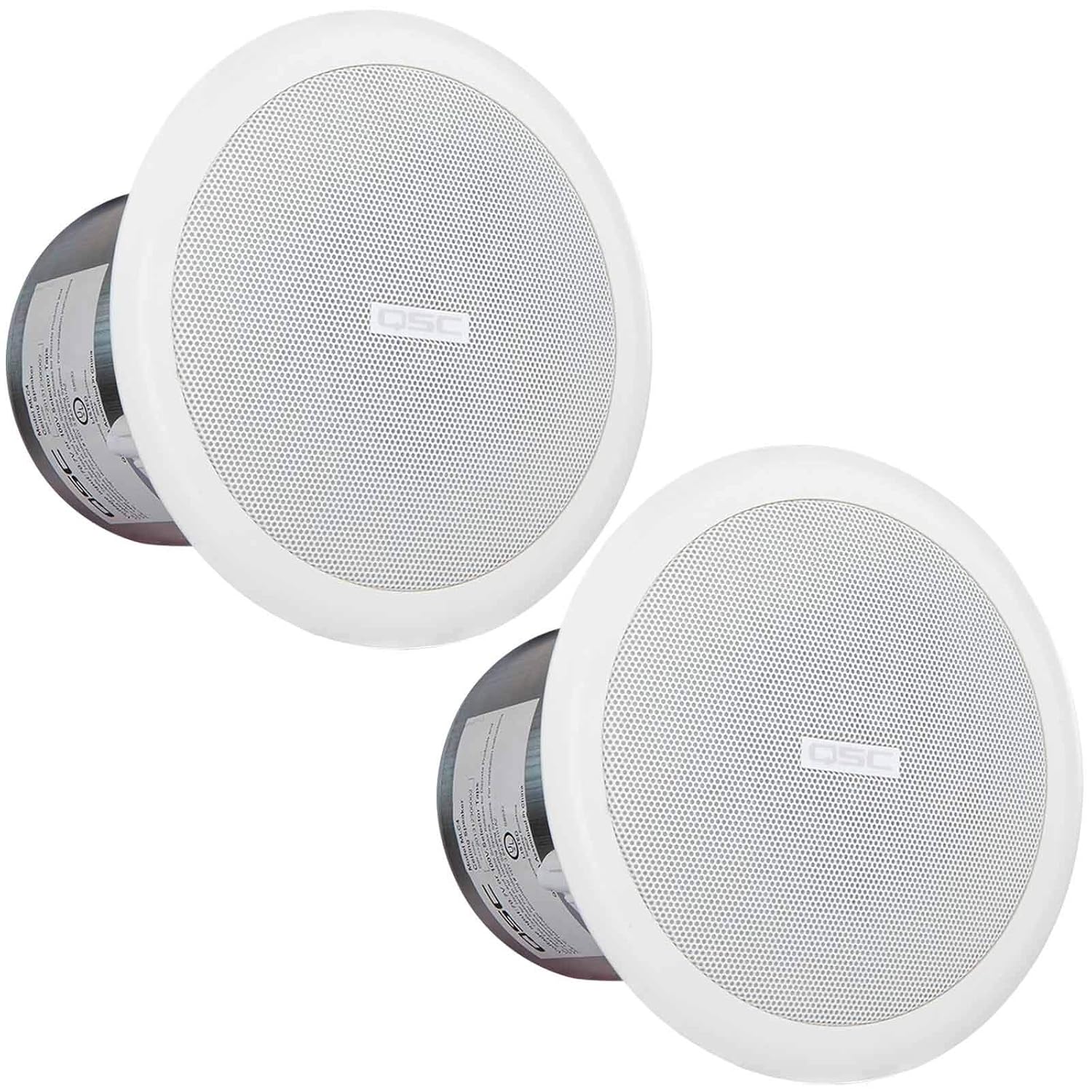 Qsc Ac C4t Ceiling Speakers Pair Amazon In Musical Instruments