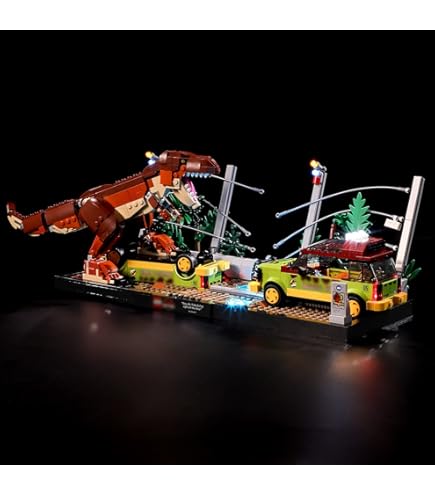 Amazon.com: LEGO 76956 Jurassic Park T. rex Breakout : Toys & Games