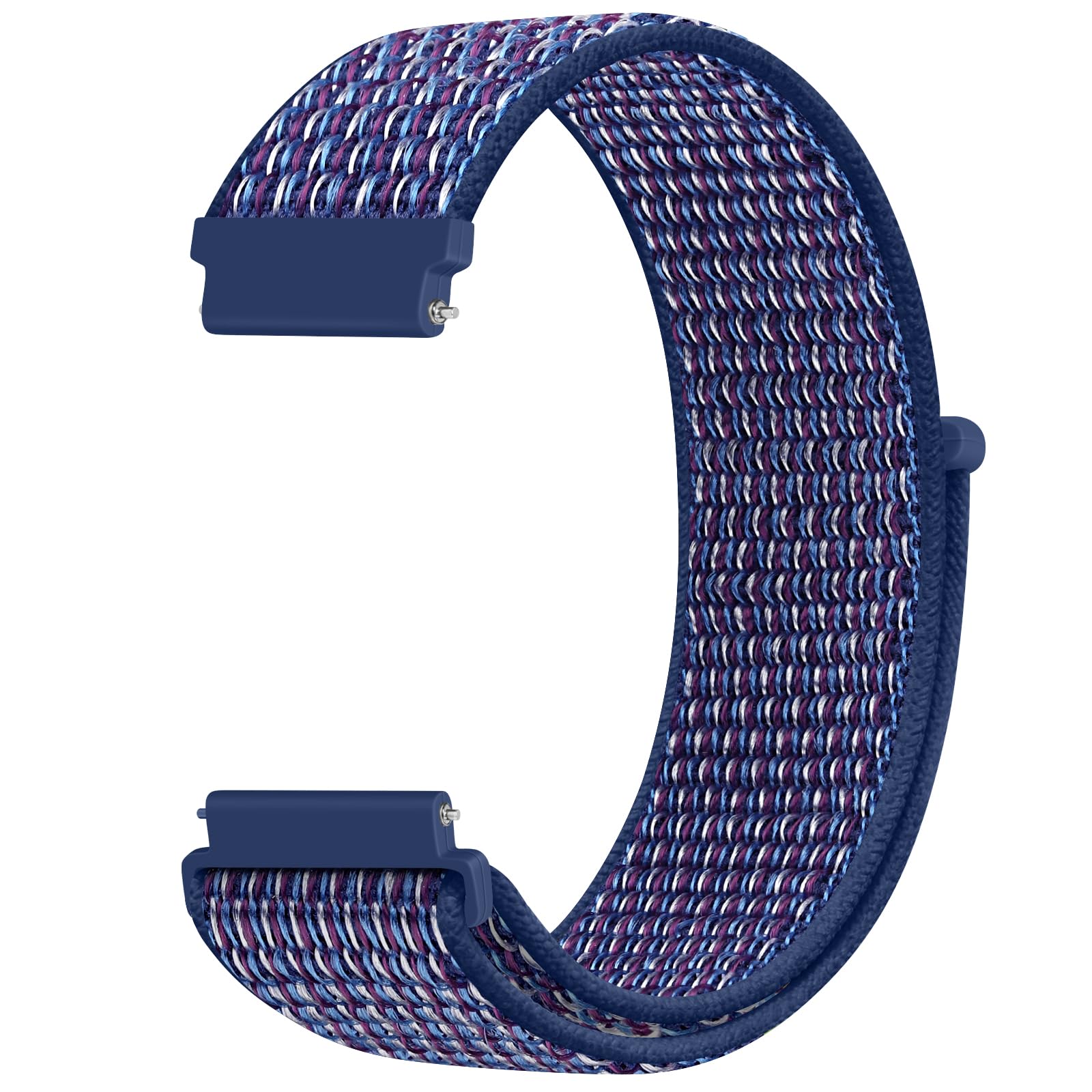 KIBDSNG Nylon 22mm Watch Strap Compatible with Garmin Venu 4 45mm/Venu 3/Venu 2/Vivoactive 4 45mm/Forerunner 255/265,Adjustable Sport Band for Samsung Galaxy Watch 46mm/3 45mm/Gear S3 Classic/Frontier